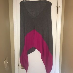 Carolina Grace Cashmere V-Neck Poncho
